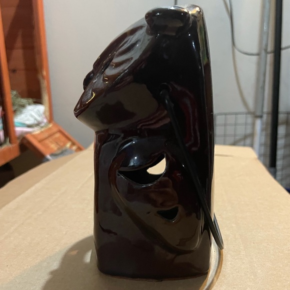 vintage 1970s Inarco owl tealight & incense holder - Picture 7 of 7